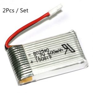 2pcs 37V 600mAh Battery for Syma X5C H5C X5 X5SC