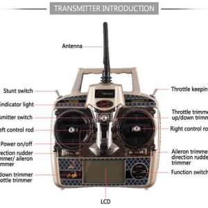 24GHz Transmitter Remote Controller for Wltoys V383 5