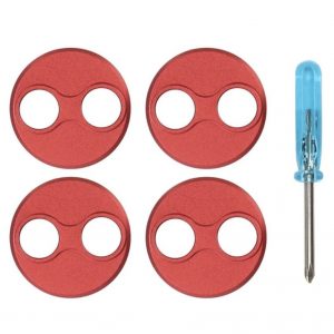 4pcs Aluminium Dust Proof Waterproof Protective Motor Cover Cap for DJI Mavic Mini RED