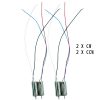 4pcs Motor 2x CW Clockwise and 2x CCW Counter Clockwise for SKY Hawkeye HM1315S