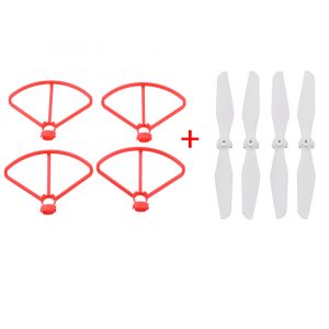 4pcs Quick Release Propeller 4pcs Red Propeller Protection Guard Set for Xiaomi FIMI A3