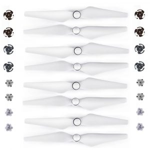 8pcs 9450S Quick Release Propeller for DJI Phantom 4 Pro Advanced WHITE