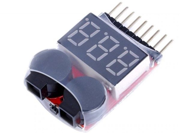 Low Voltage Buzzer Alarm Voltage Indicator for 37V 74V 111V Lipo Batteryjpg