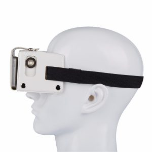 TOCHIC 3D Leather Virtual Reality Glasses for 4 55 Inch Smartphones WHITE 4