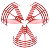 12pcs 3 Sets Propeller Protection Guard for Syma X5 X5C X5C 1 X5SC X5SW RED