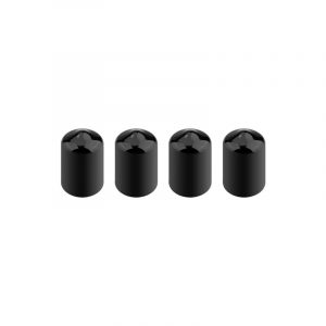 4pcs Antenna Protection Soft Cover for DJI FPV Goggles V2 BLACK